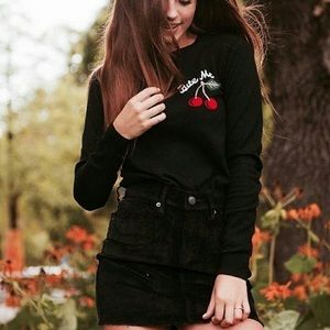 Brandy Melville Bite Me Sweater